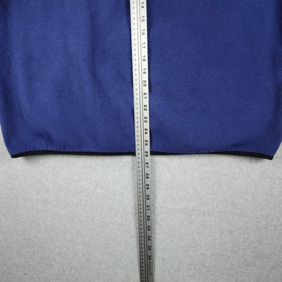 Vintage Tommy Hilfiger‎ 1/4 Zip Men's Extra Large XL Blue Y2K Fleece Sweater - Picture 9 of 10